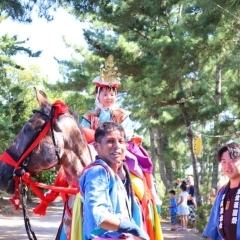勇ましい伝統文化、麻生祇園馬出祭りが開催されました。
