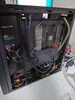 背面は空気の流れを調整しながら配線の位置を決めます「HDDマイニング用PCの製作」