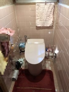 施工後「枚方市　W様邸　TOTOトイレ交換・インターホン移設工事」