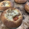 バジルチキンフォカッチャ