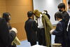 「平和学習で来館してくれています」