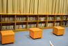 セミナールーム「セミナールームで図書閲覧できます」