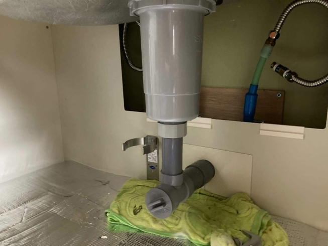 施工後「茨木市　K様邸　浴室水栓・キッチン水栓交換・ディスポーザー撤去作業」