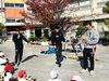 最初に説明「ーラグパパのつぶやきー　その②　小松川小学校でのタグラグビー授業🏉」