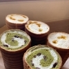ラウンド食パン（抹茶・チーズ）