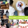 楽しいクリスマスケーキ作り!美味しそうに完成🎂「さぁ、クリスマスリトミック🎄夢とわくわくがいっぱいのリトミックレッスン⛄️【南区&下京区のピアノ・英語リトミック・リトミック・ベビーリトミック】」