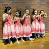 お揃いのピンクの衣装が可愛いです♡「フラダンス　発表会！子供も大人も楽しく踊りました　那珂川市　レイマカナアロハ」