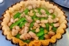 バランスのよいキッシュになりました「北島町あんどぅとろわ｜今週は豆の推し活！今日のキッシュはスナップエンドウと鶏肉」