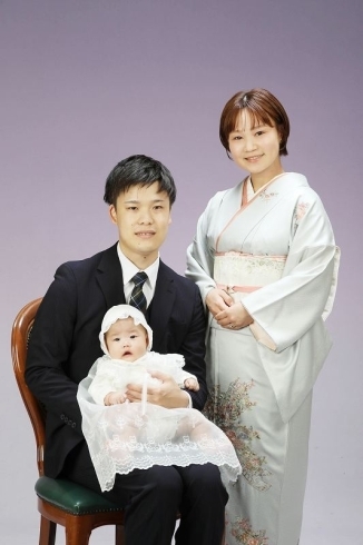 「COCOユニオンで　赤ちゃん　家族写真を　753ドレスでも　スタジオパック　」