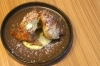 「NEW!!『皮付きヤングコーンのひげ巻きフリット　そら豆とゴルゴンゾーラのソース🌽』」