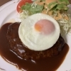 和牛を使ったハンバーグ ランチ