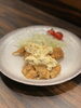 チキン南蛮いぶりがっこタルタル「コロナ対策を行い店内での飲食営業やってます！」