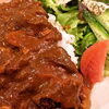 加古川駅前の落ち着いた喫茶店（再会）さんのかつめしはカツライス！