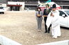 「新社屋の地鎮祭をおこないました。」