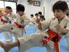 みんな真剣に取り組めています♫「3/1(土)の稽古風景≪ 明石/空手/スポーツ/運動/幼児/小学生/お稽古/習い事≫」