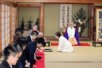 祝主様より福男の皆さんへ