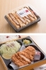 上／特製かつサンド　下／ロースかつ弁当「とんかつ専門　福かつ」