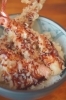 地元の方にも大人気の海鮮天丼　１５００円「いち乃家」
