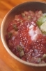 ばらチラシ丼はとろろをかけておいしくお召し上がりいただけます「いち乃家」