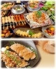 極み宴会コース4,200円と
大人気自家製チャーシュー盛合せ「釜飯と串焼 とりでん」