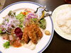 「旬の広島産カキフライが美味しい！人気ランチのワンプレート盛り合わせ☆新小岩 ダイニングカフェ＆バー シバサキさん♪」
