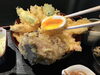 「南魚沼市の割烹だいにんぐ みまつさんで、本気丼！ボリューム満点とりたま天丼。」