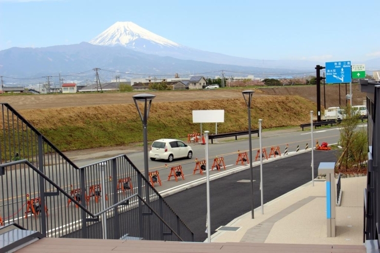 富士山が見事にキレイにみえるスポットです♪