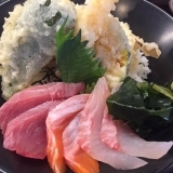 『十久盛』刺身と天ぷらがどっちも味わえる最強丼！【小松エリア】