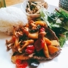 【ぶぅぶぅポルコ】豚肉とお野菜が楽しめるワンプレートランチ(*^-^*)