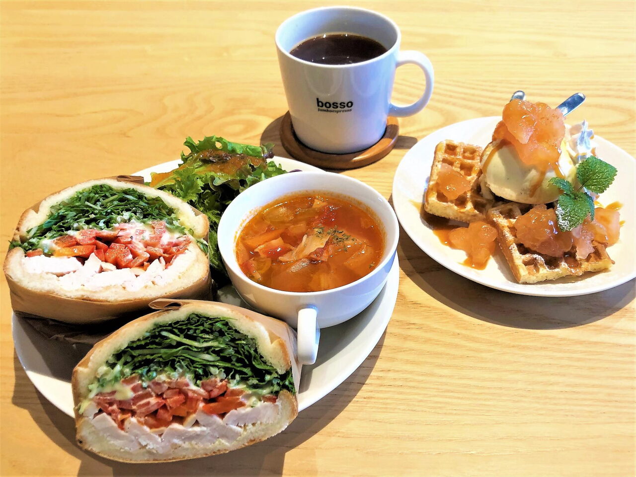 上田市の Cafe Bosso カフェ ボッソ さんの サンドイッチ フル スイーツ 上田 東御のおすすめランチ特集 まいぷれ 上田 東御 上田市の Cafe Bosso カフェ ボッソ さんの サンドイッチ フル スイーツ 上田 東御のおすすめランチ特集 まいぷれ 上田 東御