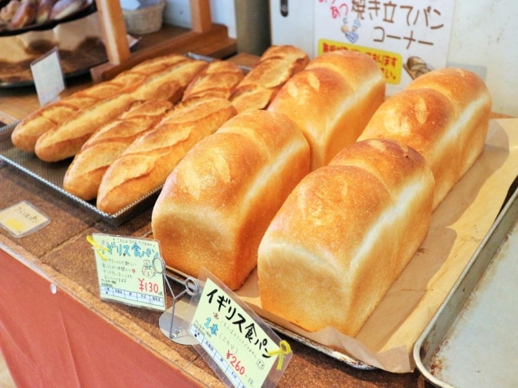 焼き立てパンがいい匂い♪