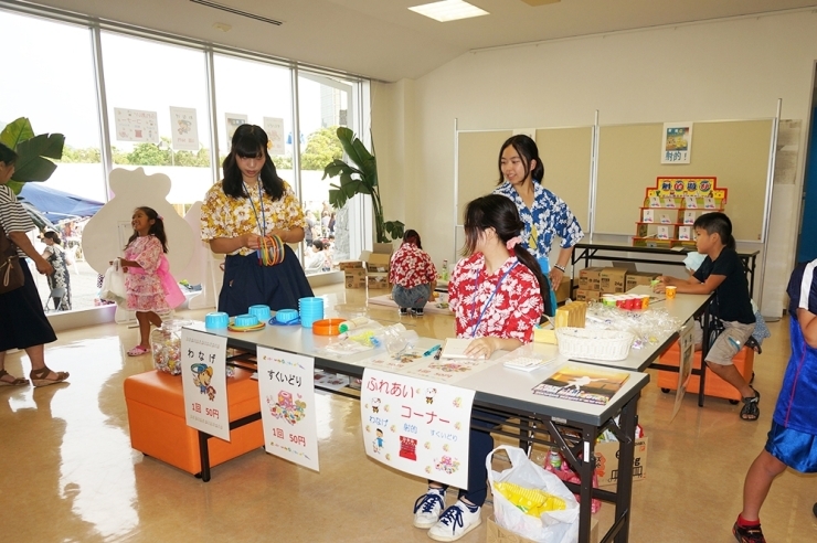 海ほたる館内のキッズふれあいコーナー