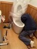 「トイレ付け替え工事」
