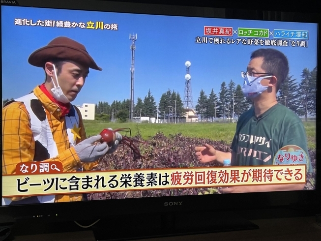 これが東京No.1ビーツです！「⭐︎『なりゆき街道旅』無事にオンエア☆」