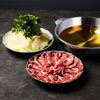 ❹帯広産熟成メークインとラム肩ロースのしゃぶしゃぶ「健康志向のグルメが楽しめる新しい居酒屋体験！ 「めしや 鼓動」の魅力」