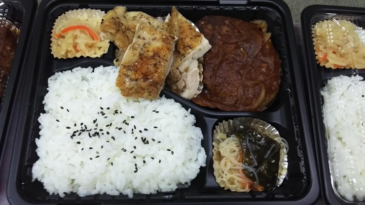 ハンバーグ弁当「オススメ商品！」