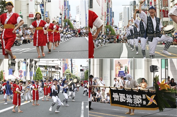 学園祭のような年齢層で　楽しんでいる