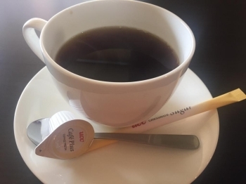 食後にコーヒー