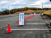 カラーコーンと看板設置（松阪市総合運動公園）②「本日(12/19)の仕事現場」