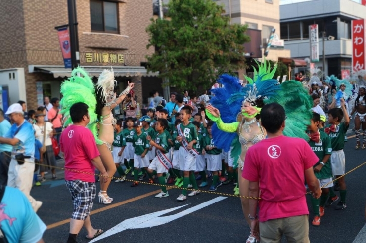 FC宗岡のみんなも元気にサンバ！！　可愛かったな～♪