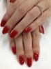 「鮮やかなレッドネイル❤」
