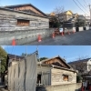 ♪さぁいよいよ重機作業開始です♪「♪夢の果樹園のための古家の解体工事です♪　【伊丹の建物解体・内装解体・店舗改修・遺品整理・生前整理】」
