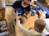 在宅学習支援の様子