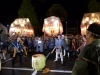五地区の若連頭が鏡開きをし、これから踊りの「競演と曲曳き」の開始となります。