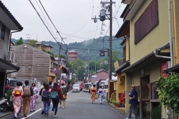 陶器を扱うお店が多く立ち並ぶ茶わん坂（４）