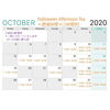 「10月のスケジュールです。」