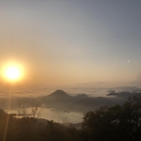 夕焼けと雲海