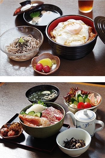 日替わりランチ（どんぶり）
レディース海鮮丼セット　990円「四季海鮮 うちや」
