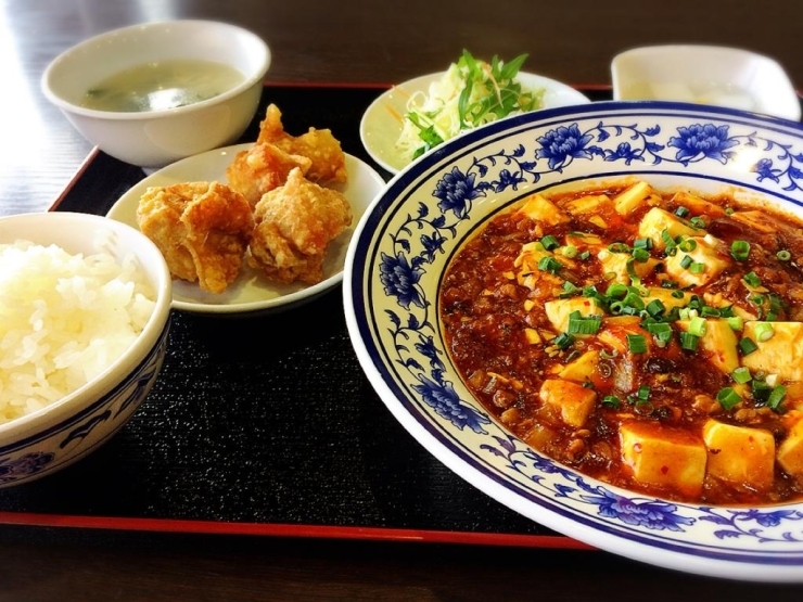 麻婆豆腐定食　690円