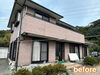 「阿南市羽ノ浦町T様邸／レンガ調外壁塗装のビフォーアフター」